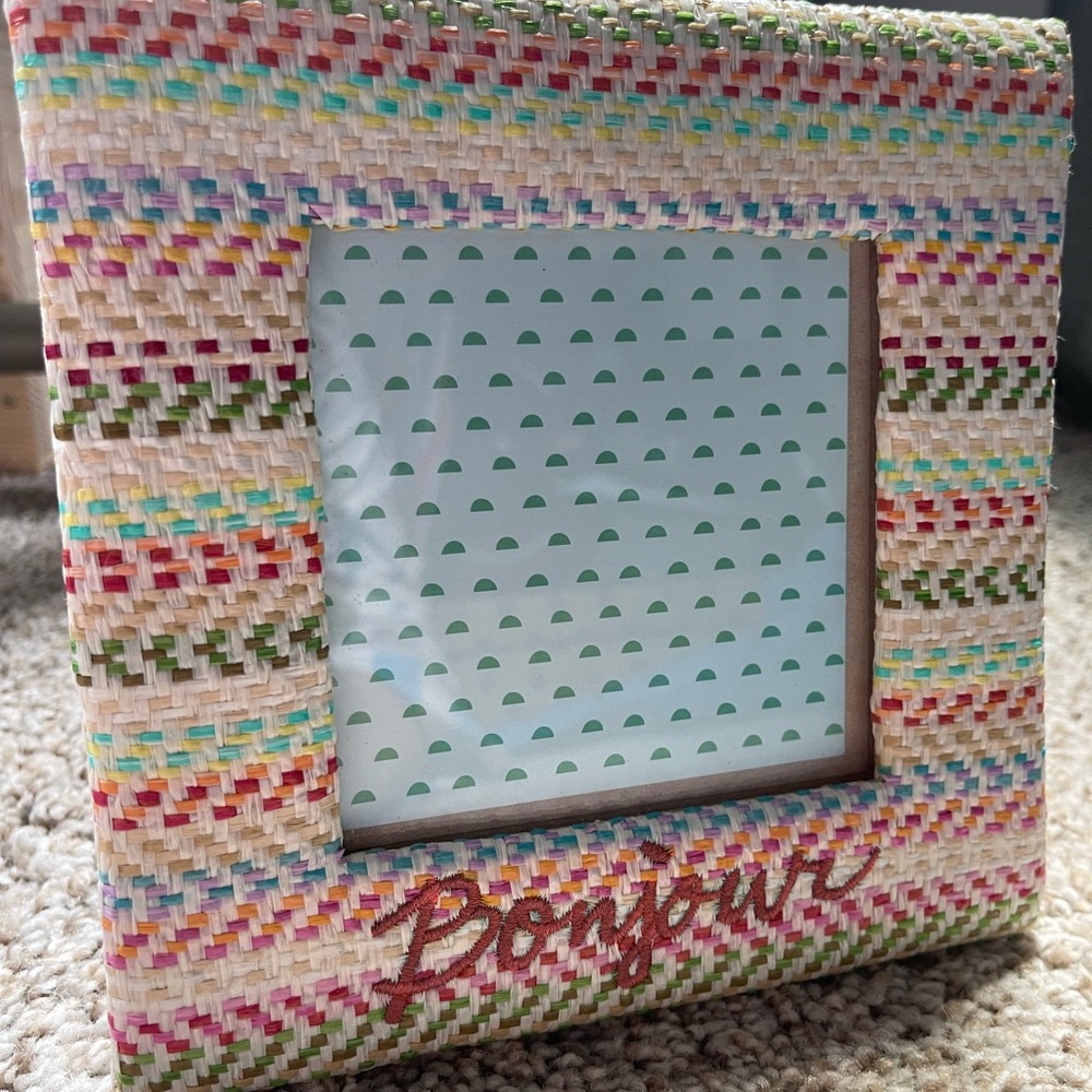 Anthropologie woven Picture Frame